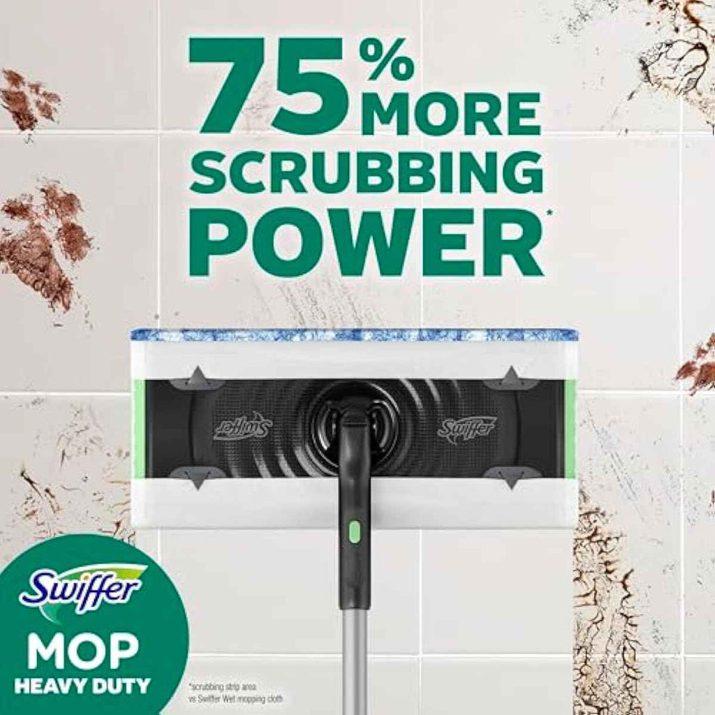 Swiffer Sweep + Mop Wet Pads Refill: Heavy-Duty, Fresh Scent for Cleaning Hard Floors