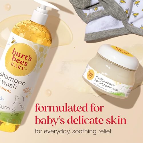 burt's bees 100% natural origin multipurpose healing ointment 7.5 ounce tub for face and body baby care