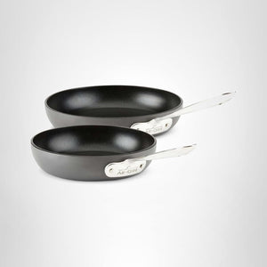 All-Clad 2-Piece Hard Anodized Non-Stick Fry Pan Set, 8-10 Inch, Induction and Oven Safe Cookware for Home Kitchen, Dishwasher Safe