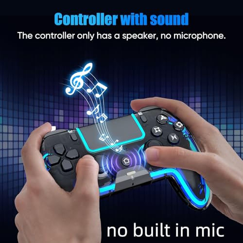 BETMI Wireless PS5 Controller with Hall Effect Joystick, Dual Vibration, and 9 Light Colors
