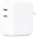 Apple 35W Dual USB-C Port Compact Power Adapter: Fast and Convenient Charging, Type C Wall Charger - ShopUS
