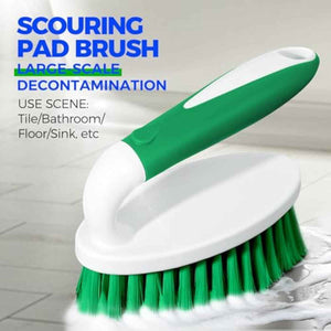 Holikme 3-piece cleaning brush set for bathroom, kitchen, and floors with ergonomic design and high-quality materials