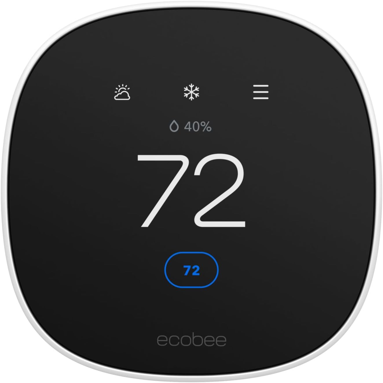 ecobee smart thermostat essential programmable wi-fi thermostat energy star certified