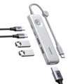 UGREEN USB C Hub 10Gbps Data Transfer, 4K@60Hz HDMI, 100W Power Delivery, 5-in-1 Slim Portable Multiport Adapter with Lock-Screen Button & Cable Clip,Compatible with MacBook Air/Pro,Windows Laptops