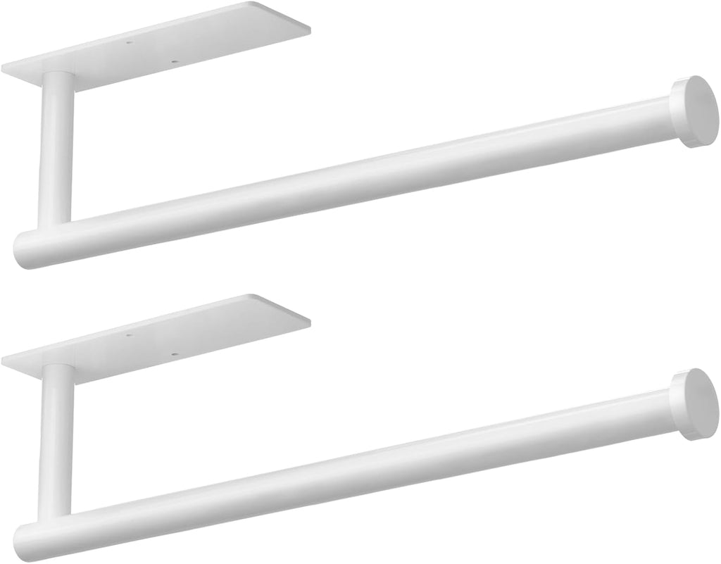 Wall-Mounted Kitchen Roll Dispenser in Brushed Nickel or Self-Adhesive, SUS304 Stainless Steel, Under Cabinet