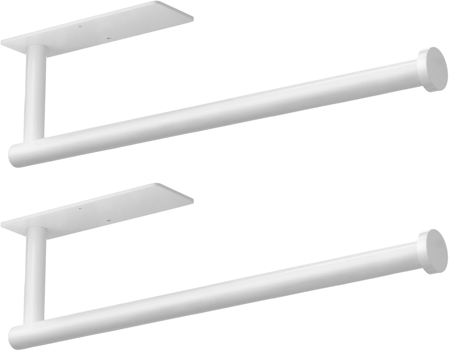 Wall-Mounted Kitchen Roll Dispenser in Brushed Nickel or Self-Adhesive, SUS304 Stainless Steel, Under Cabinet