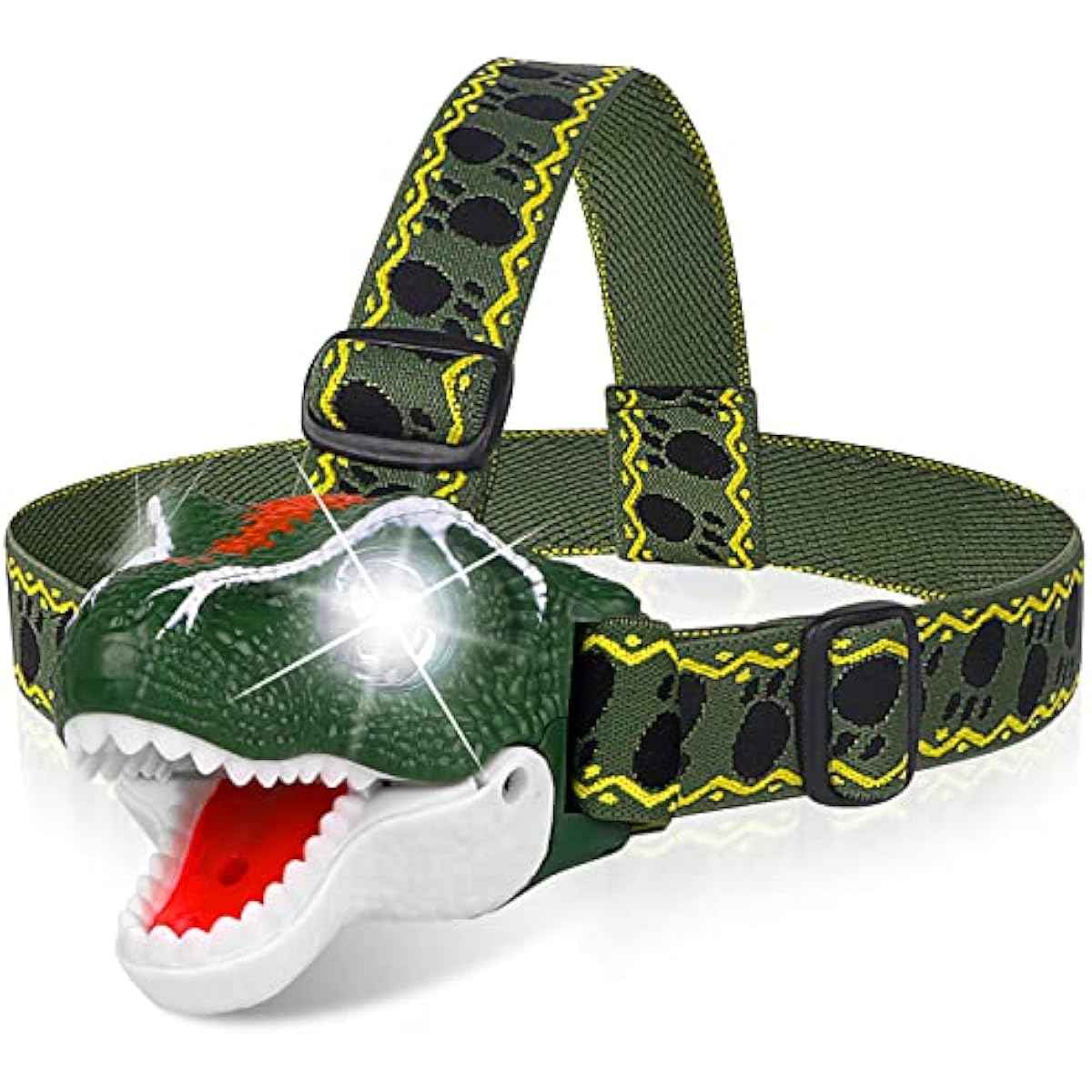 DX DA XIN dinosaur headlamp T-Rex LED for kids camping gear