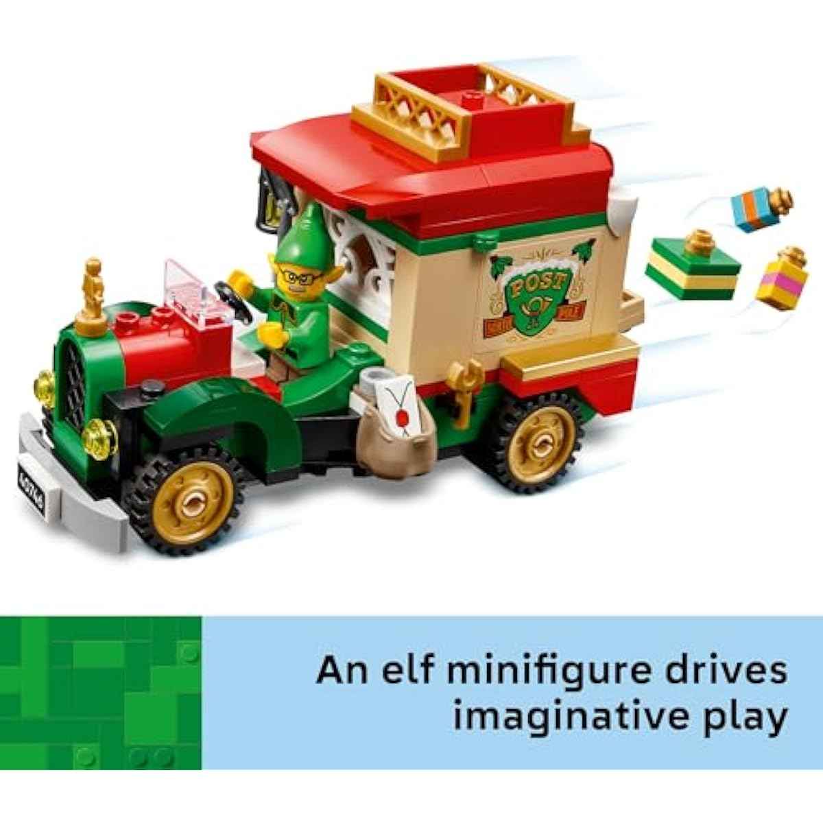 LEGO Santa’s Delivery Truck Building Toy for Kids - Construction Set for Play or Christmas Decor - Building Blocks for Girls & Boys, Ages 8+ - Holiday Craft Ideas for Families - 40746