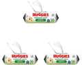 Huggies Natural Care Sensitive Baby Wipes, Unscented, Hypoallergenic, 6 Flip-Top Packs (288 Wipes Total)
