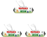 Huggies Natural Care Sensitive Baby Wipes, Unscented, Hypoallergenic, 6 Flip-Top Packs (288 Wipes Total)