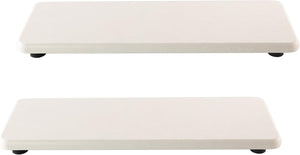 White Diatomite Trays for Kitchen and Bathroom, 3.15" W x 8.7" L, 2 PCS