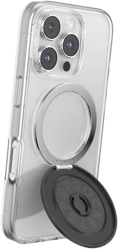 PopSockets Phone Grip with Expanding Kickstand, Adhesive Grip, Cute PopSockets - Blanc Fresh