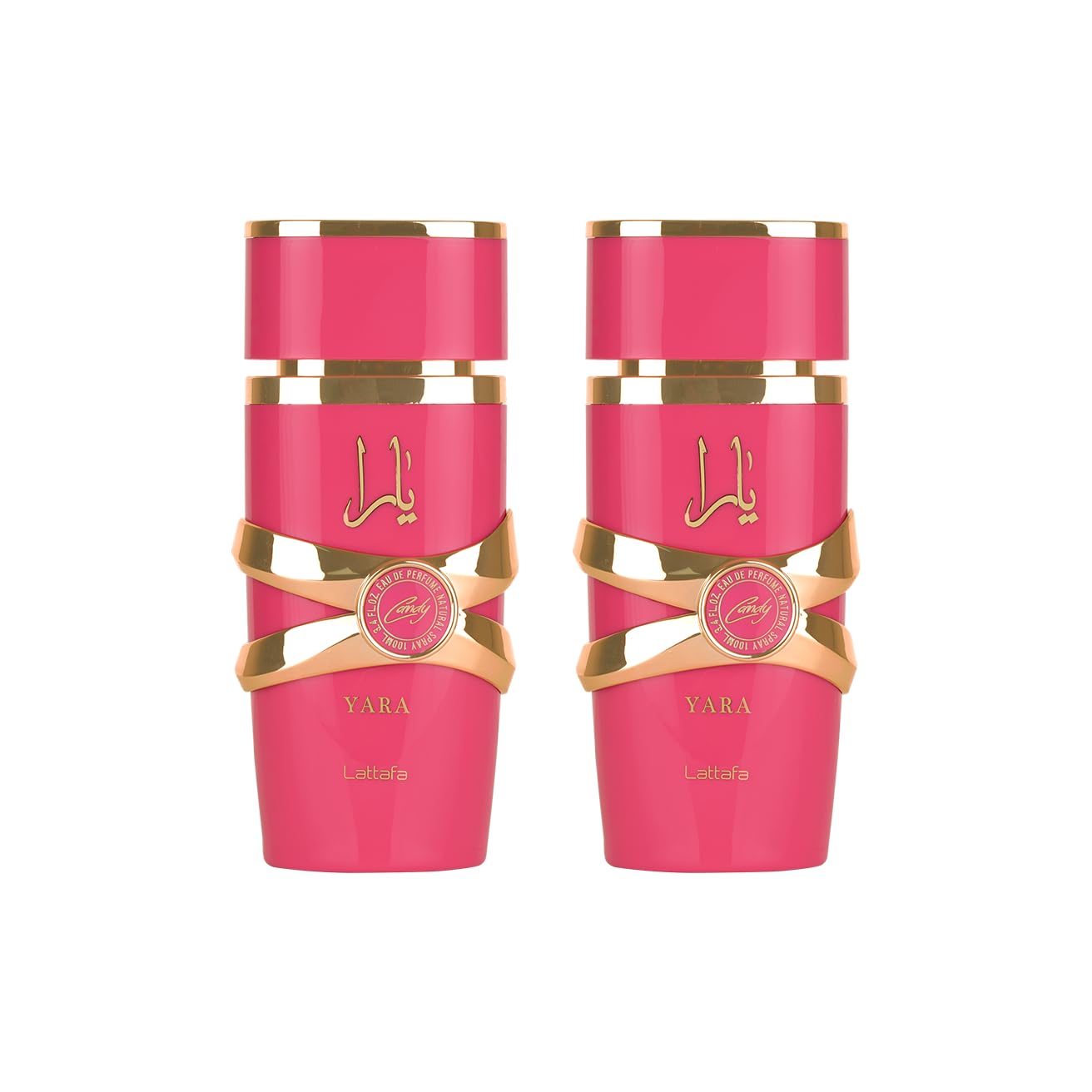 Lattafa Yara Candy Eau de Parfum Long-Lasting Fragrance for Women, 3.40 Ounce / 100 ml, Vanilla, Fruity, Citrus, Floral