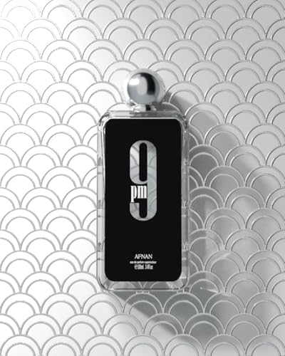 Afnan 9 PM for Men Eau De Parfum, 3.4 fl oz, bold, provocative, masculine, sensual