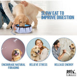 PET ARENA Snuffle Mat for Dogs - Adjustable Puzzle Toy for Large & Small Breeds