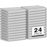 AIDEA Non Scratch Wire Dishcloth 24PK, Wire Dishwashing Rag for Wet and Dry, Washable Dish Rags No Odor, Cleaning Pads Steel Scrubber for Cookware, Sinks, Dishes, Stove Tops, 7"×8"