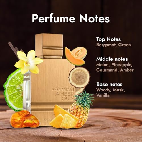 Al Haramain Amber Oud Gold Edition - Long Lasting Unisex Arabian Perfume 2 oz