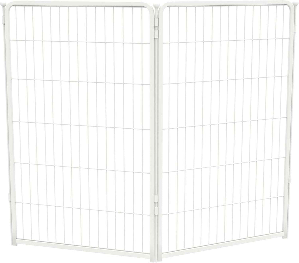 FXW Homeplus Unleashed Indoor Dog Playpen - Stress-Free and Safe Play, Heavy Duty 24 Inch 6 Panels Dog Pen for Puppy and Small Dogs, Black│Patented