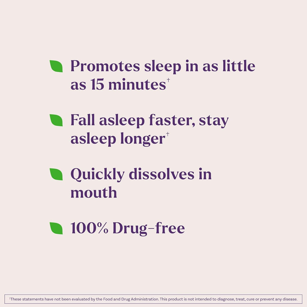 Natrol Fast Dissolve Melatonin 1 mg, Sleep Support Supplement for Adults