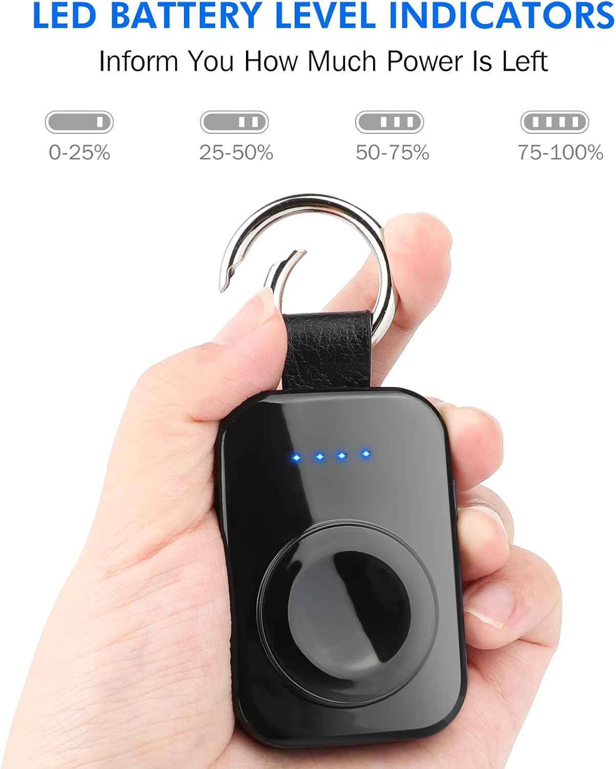 i.valux compact magnetic apple watch charger 1000mah portable power bank travel accessories