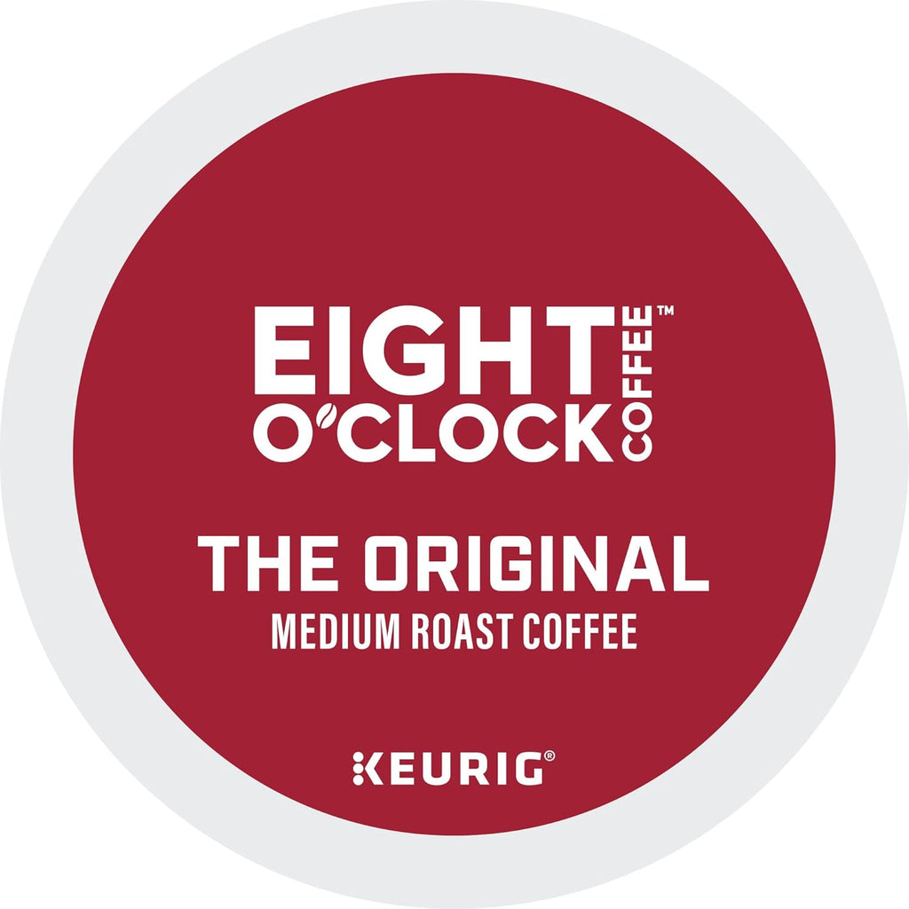 eight o'clock coffee the original, medium roast, keurig k-cup pods, 72 count, kosher