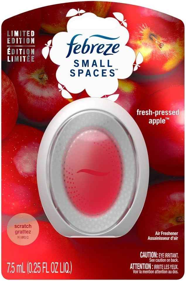 Febreze Bathroom Air Freshener, Odor-Fighting, Plug In Alternative, Air Fresheners for Home, Bathroom, & Kitchen, Closet Air Fresheners, Pet & Litter Box Odor Fighter, Refresh & Energize Scent, 4ct