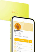 dot. Card - Digital Business Card - Tap Compatible with iPhone & Android (Black)