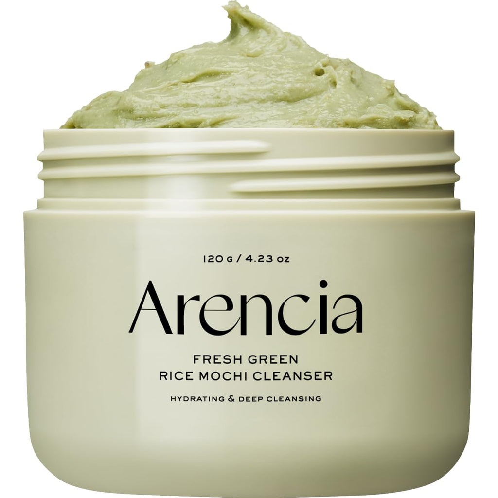 arencia korean rice mochi face cleanser gentle scrub all in one for deep cleansing and moisturizing
