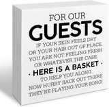 Funny Restroom Bathroom Wooden Signs, Funny Bathroom Sayings, Humor Washroom Quotes Block Plaque, Wall Art/Home Decor, Rustic Wooden Box Signs, Farmhouse Decor, Housewarming Gift