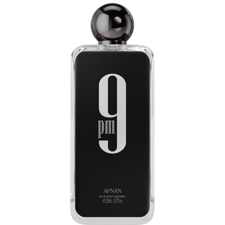 Afnan 9 PM for Men Eau De Parfum, 3.4 fl oz, bold, provocative, masculine, sensual