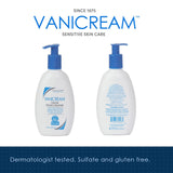 Vanicream gentle facial cleanser with pump dispenser, 8 fl oz, fragrance-free for sensitive skin
