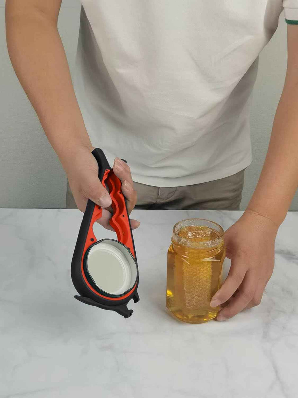 Otstar Jar Opener, Multi-Function, Weak Hands, Seniors, Arthritis, Low Strength, Easy to Use