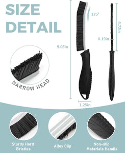 sxhyf crevice cleaning brush hard bristle grout scrub brush for bathroom kitchen household cleaning