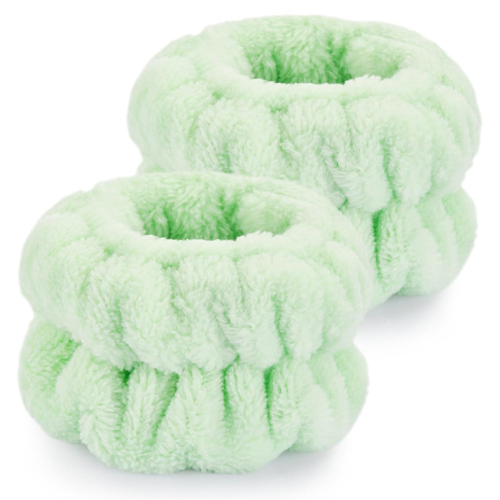 dorbetar microfiber wrist towels for washing face, soft coral fleece, breathable, fast drying