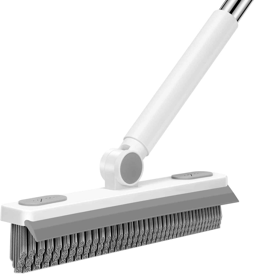 setsail grout cleaner brush long handle v-shaped floor scrub for bathroom tile kitchen garage