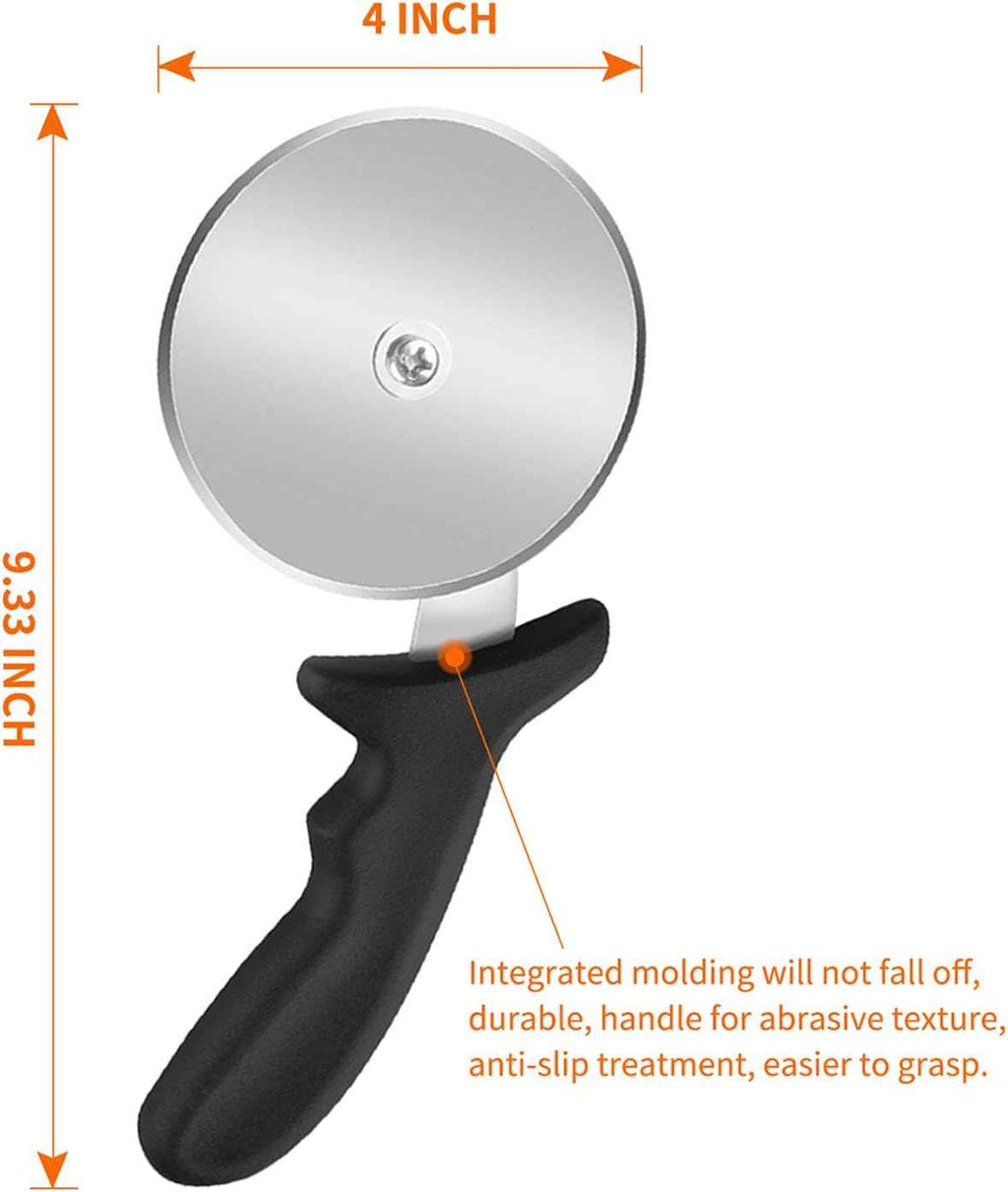Pizza Cutter Wheel with Sharp Stainless Steel Blade and Finger Guard
