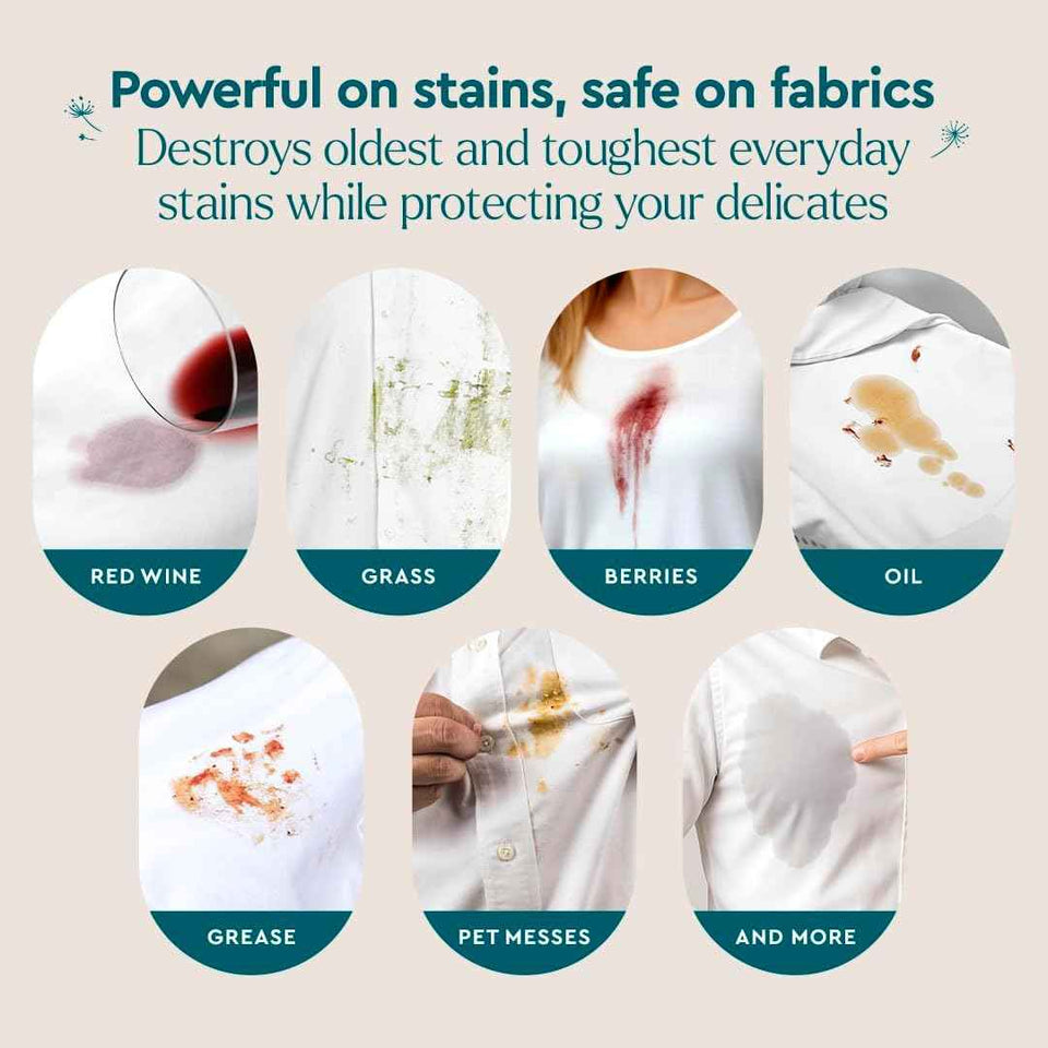 Puracy Stain Remover, Natural Travel and Laundry Stain Cleaner for Clothes, Baby Essentials, Kids Stains, Oil and Fabric Spot Cleaner, Unscented (Stain Remover Spray, 48 fl oz)