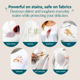 Puracy Stain Remover, Natural Travel and Laundry Stain Cleaner for Clothes, Baby Essentials, Kids Stains, Oil and Fabric Spot Cleaner, Unscented (Stain Remover Spray, 48 fl oz)