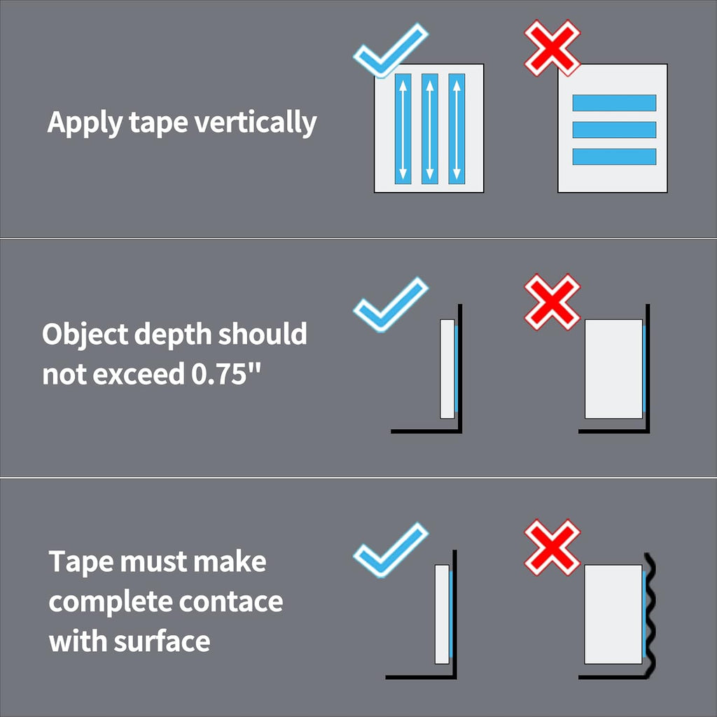 Art3d Double-Sided Mounting Tape (10FT), MultiPLrpose Removable Adhesive Foam Tape, Transparent, Household