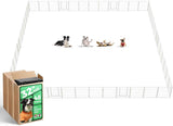 FXW Rollick Unleashed Dog Playpen for Indoor, Yard, RV Camping, 24 inch 8 Panels for Small and Puppy Dogs, Black│Patented