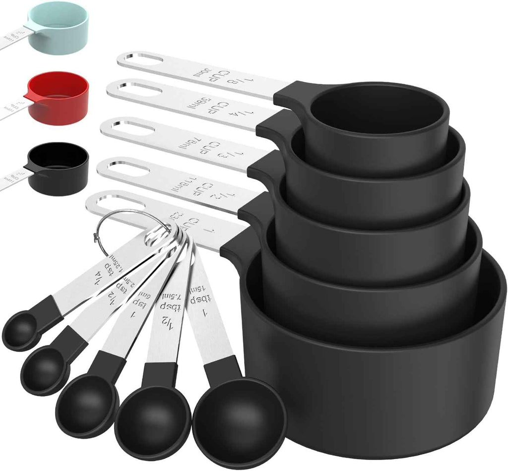 TILUCK Measuring Cups & Spoons Set for Accurate Cooking and Baking Measurements