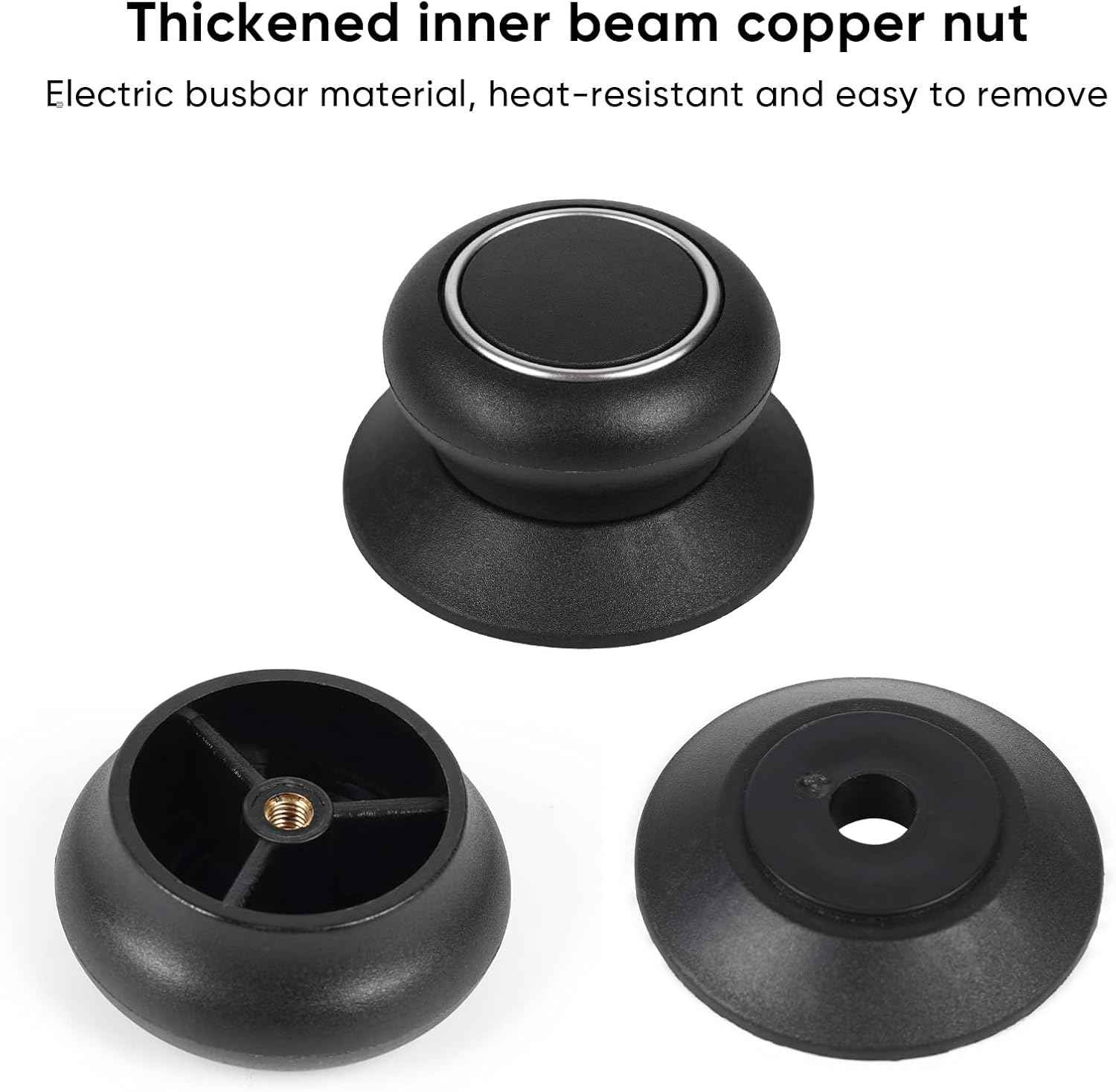 Durable Bakelite Pot Lid Knob for Easy Installation and Heat Resistance