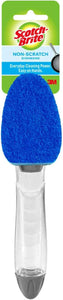 Scotch-Brite Non-Scratch Dishwand, Scrubber for Cleaning Kitchen, Bathroom, and Household, Non-Scratch Dish Scrubber Safe for Non-Stick Cookware, 1 Dishwand