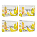 White Leaf Organic Purees / Baby Food Pouches - Fruits, Veggies & Grains, Toddler snack, Regeneratively Farmed, No Added Sugar, Non-GMO, BPA-Free Pouches 3.17 oz (Pack of 24, Mango + Carrot + Banana + Pear)