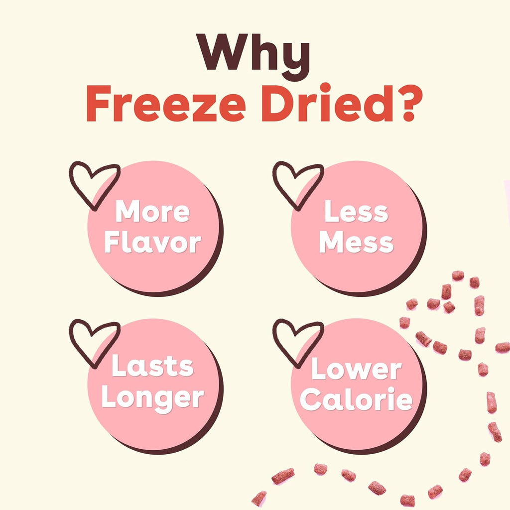 PLpford Freeze Dried Training Treats for Dogs & PLppies, 475+ Three Ingredient Bites (Beef Liver, 4 oz)