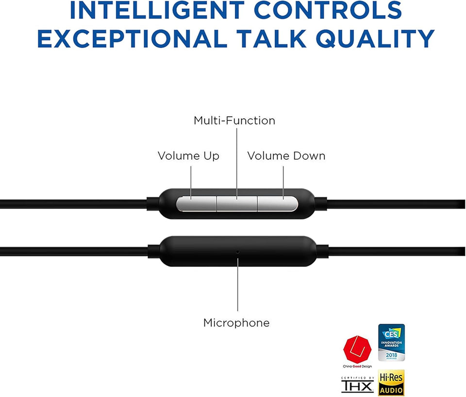 1MORE Triple Driver in-Ear Earphones Hi-Res Headphones with High Resolution, Bass Driven Sound, MEMS Mic, in-Line Remote, High Fidelity for Smartphones/PC/Tablet - Silver