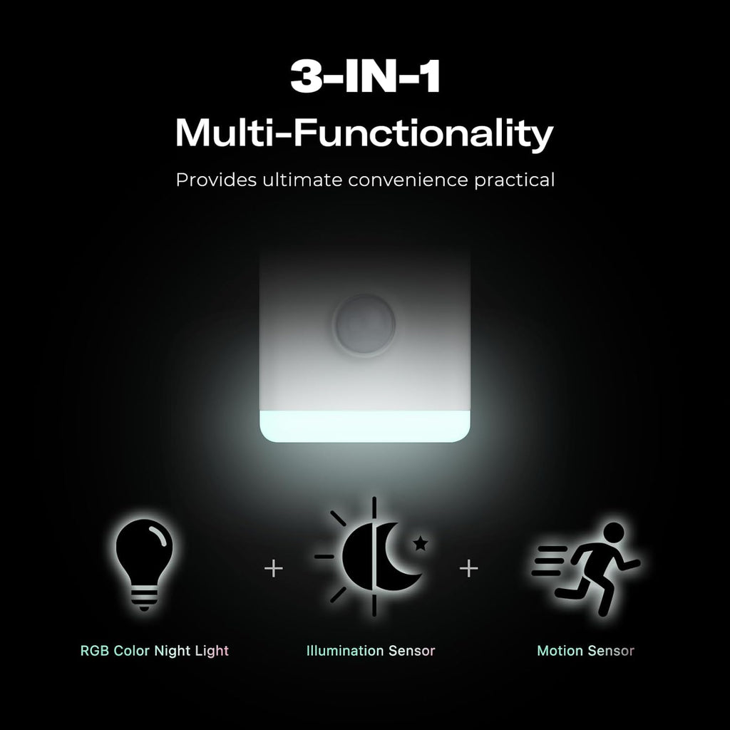 ThirdReality Smart Color Night Light with Matter, WiFi, and Multi-Functionality for Smart Home Use