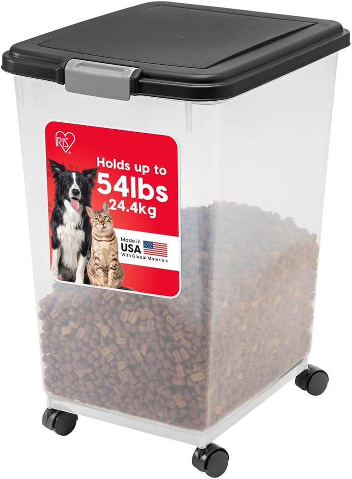 IRIS USA Airtight Pet Food Storage Container for Cats, Dogs, and Birds