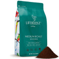 lifeboost medium roast coffee 12 ounces usda organic non-gmo single origin low acid