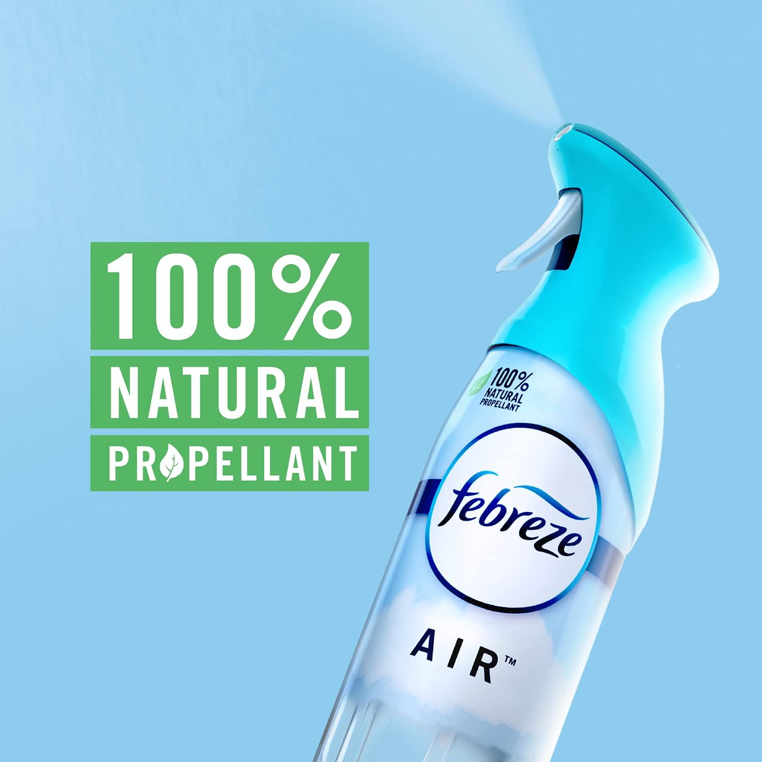 Febreze Air Mist Air Freshener Spray, Odor-Fighting Room Spray, Air Fresheners for Home and Bathroom and Kitchen, Aerosol Can, Heavy Duty Crisp Clean Scent, 8.8oz, (Pack of 3)